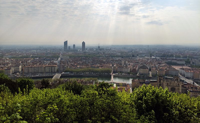The Lyon skyline